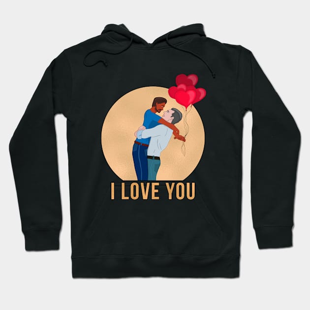 I Love You Hoodie by DiegoCarvalho